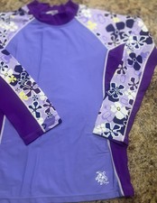 Girl  s TUGA Rashguard Swim Shirt Size 8/10
