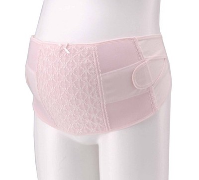 Inujirushi Honpo Support Up Pregnancy Belt LL Pink Nylon HB8055