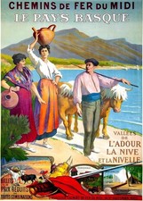 AFFICHE POSTER Pays Basque