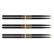 PROMARK 3-Pack Rebound Balance ActiveGrip Acorn Tip Drum Sticks 5A Wood