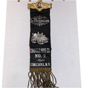 Fireman Courter Hose Co. No 2 Cobleskill,N.Y. Double Sided