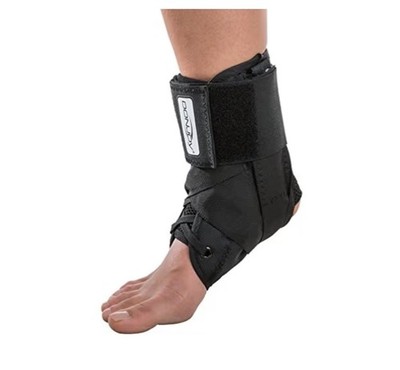 DonJoy Black Lace-Up Adjustable Ankle Brace Support for Stabilization
