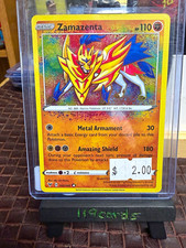 Zamazenta 102/185 Swsh04: Vivid Voltage Amazing Rare Holo English 2020