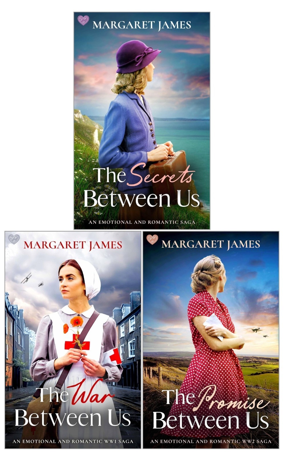 The Denham Family Sagas 3 Books Collection Set by Margaret James, PB NEW