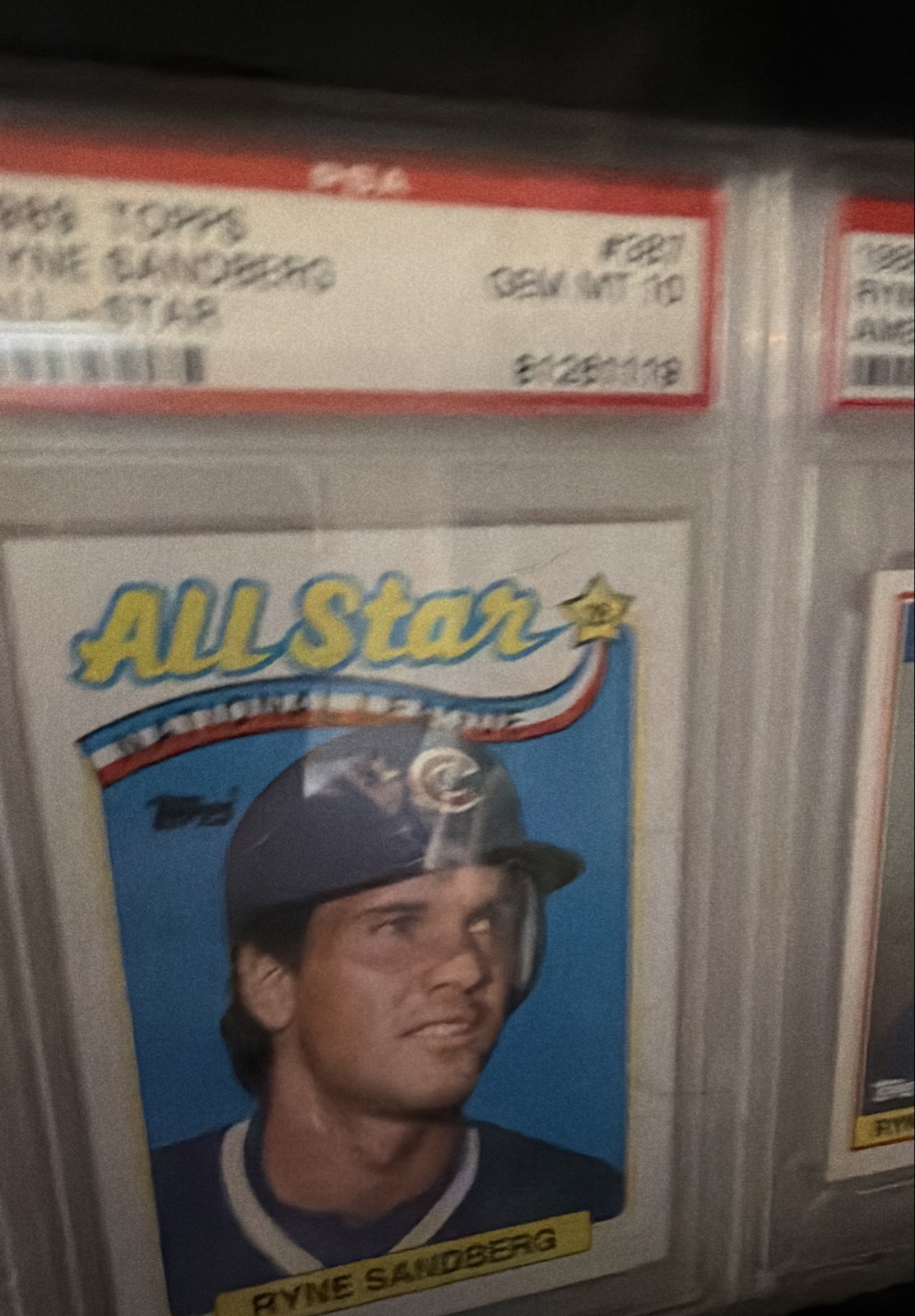 1989 Topps - All-Star Ryne Sandberg #387 PSA 10