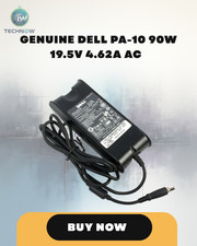 Genuine Dell PA-10 90W 19.5V 4.62A AC Power Adapter Chargers