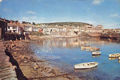 Mousehole Cornwall J.Arthur Dixon Postcard (B112) c1971