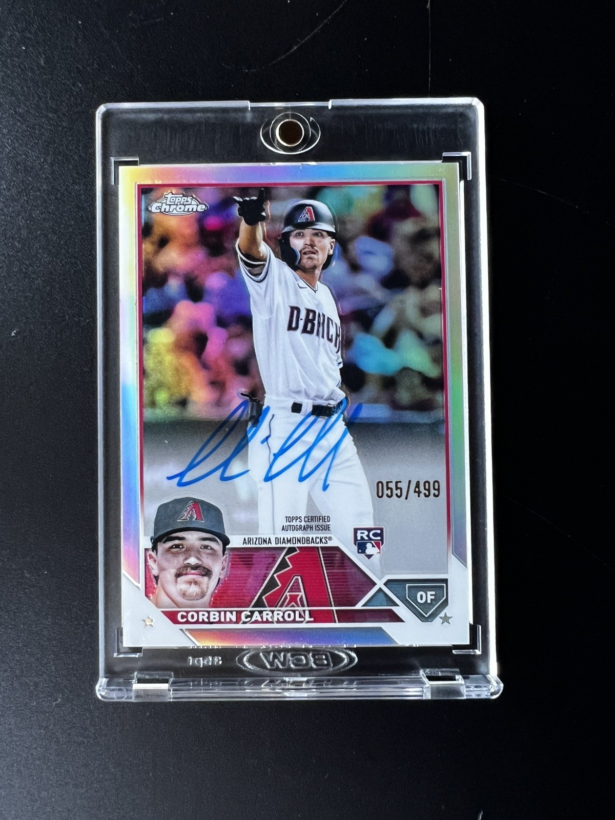 2023 Topps Chrome Corbin Carroll #RA-CCA  Auto Refractor /499 ROOKIE RC