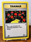 POKEMON SLEEP! 79/82 1ST EDITION TRAINER TEAM ROCKET NM NEAR MINT SNORLAX