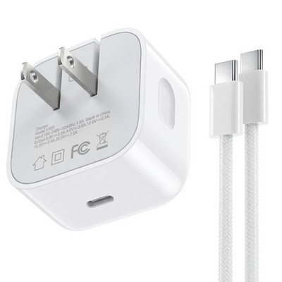 40W-60W Dynamic USB C Wall Charger for Apple iPhone 17 16 15 Pro Max, Foldabl...