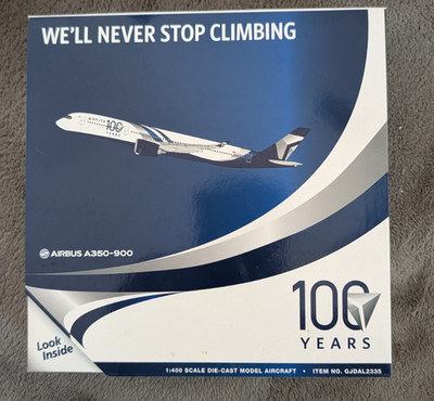 GEMINI JETS 1:400 scale DELTA AIRLINES AIRBUS A350-900 ''100 YEARS'' LIVERY N527DN