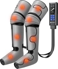 Compression Leg Massager with Heat 4 Modes 9 Intensity Circulation Boots