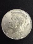 1964 JFK Half Dollar - 90% Silver 50 Cent Coin -Average Circulated - Single Coin