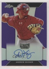 2018 Leaf Metal Draft Purple 8/25 Andrew Knizner #BA-AK2 Auto 0b5