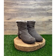 Unknown Women - Size 10M - Gray Suede Harness Ankle Boots Style Vail