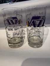 new orleans jazz basketball glasses. 1976-1977