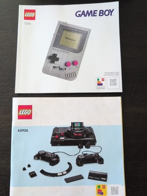 Lego 40926 and 72046 Game Boy & Sega Genesis INSTRUCTIONS ONLY