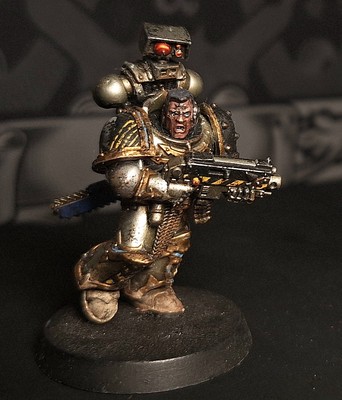 Iron Warriors Chaos Space Marine Pro Painted Warhammer 40k Custom Converted Mini