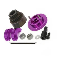 16-21T Clutch Engine Flywheel Double Gear Set For HSP 94122 02023 1/10 RC Car b