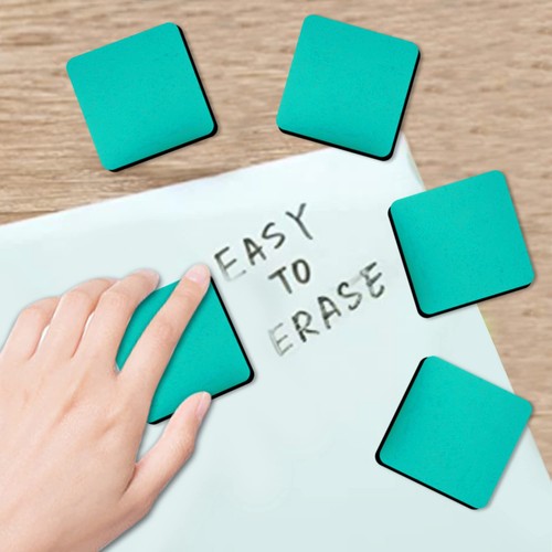 Dry Erase Erasers, 48 Pack Mini Magnetic Whiteboard Erasers for Kids, Student... - Bild 3 von 6