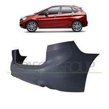 Stoßstange hinten Auspuff Li/RE für BMW 2er F45 / F46-Active/Gran Tourer ab 2018