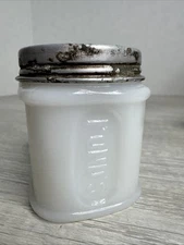 Vintage Pond's Milk Glass Cold Cream Cosmetic Jar