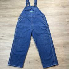 Key Imperial Denim Overalls Workwear Carpenter Mens Size 42x30 Actual 26.5 