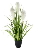 KüNstliches Pampasgras Im Topf Ziergras Kunstpflanze Dekogras Seidenblumen