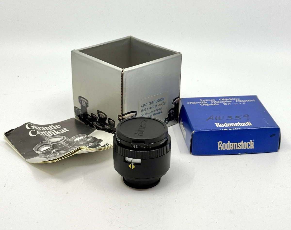 Rodenstock Camera Lenses f/9 Maximum Aperture for sale | eBay