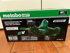 Metabo HPT CR18DAQ4M 18V One Handed Cordless Reciprocating Saw (Tool Only) New