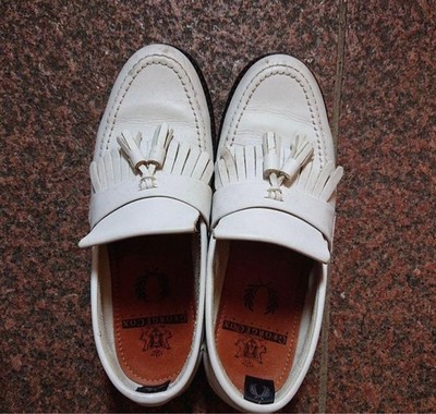 Fred Perry x George Cox Rude Gallery Tassel Loafers Men Rare Collaboration Model