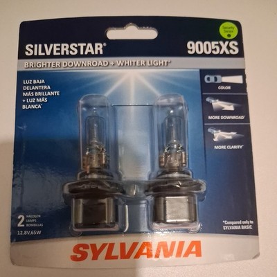 SYLVANIA 9005XS SilverStar Halogen   Brighter High/Low Headlight Bulbs (2PK)