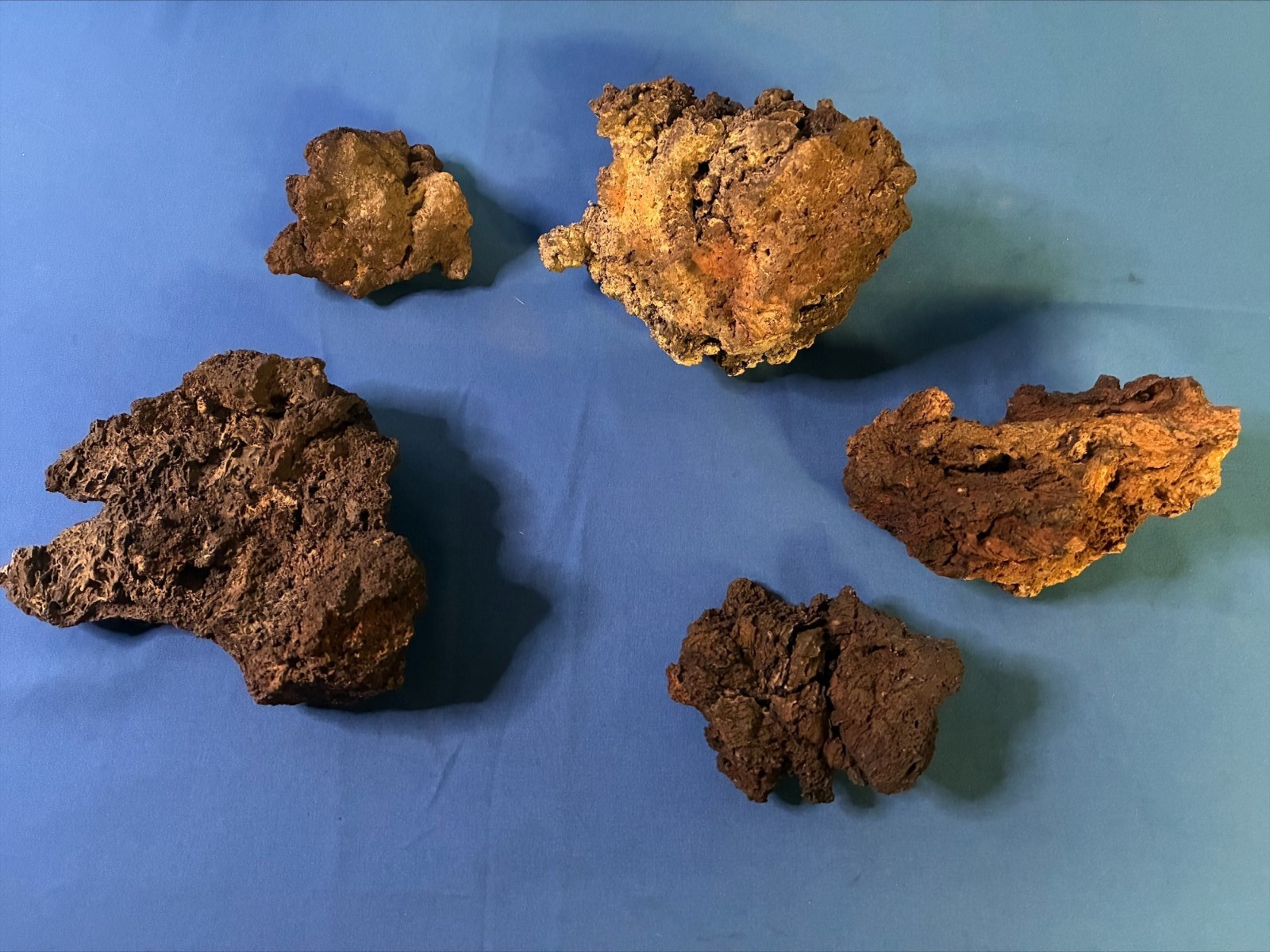 Aquarium Lava Stone Aquascape Terrarium  5 Pieces 7.7lbs