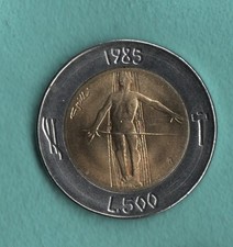 1985 500 Lire San Marino Redemption From Drugs Commemorative