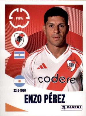 Panini FIFA Club World Cup 2025 Sticker 270 - Enzo Perez - CA River Plate
