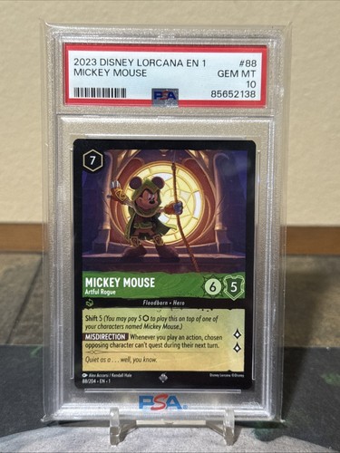 Mickey Mouse - Artful Rogue graded PSA 10 for sale on eBay