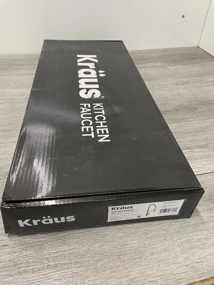 Grifo de cocina extraíble con sensor Oletto Kraus KSF-2631SFACB Foto 2 de 4