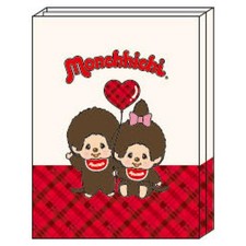 Sun-Star Stationery Monchhichi Merchandise Book-Shaped Flip Memo Pad Pair