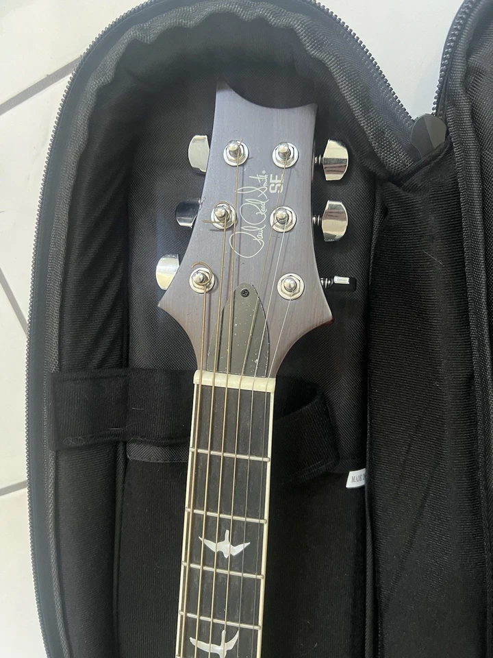 PRS SE A40E Angeles Acoustic-Electric Guitar (Case Included & All Mahogany) - Image 3 of 4