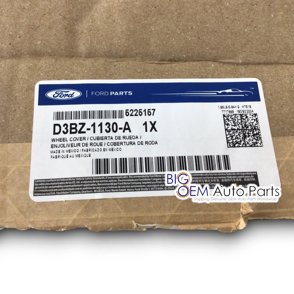 2014-2019 Ford Fiesta 15" Steel Wheel Silver Hub Cap Cover new OEM D3BZ-1130-A - Image 4 of 4