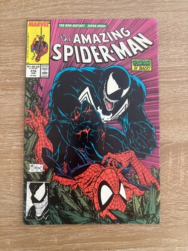The Amazing Spider-Man #316 (June 1989 Marvel) Todd McFarlane Venom Cover FN/VF