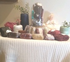 LOT Sewer Craft 12 Skiens Chenille Rayon Thread Cloche Full Of Yummy Items