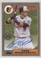 2022 Series 1 1987 Topps Baseball Gold 14/50 Ryan Mountcastle #87BA-RM Auto 11s5