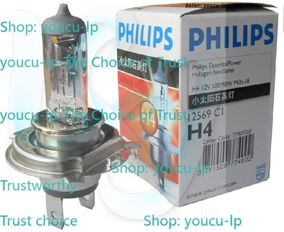 PHILIPS 12569 12569RA H4 12V 100/90W P43t-38 halogen quartz lamp EssenialPower