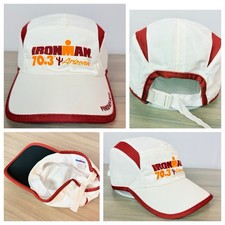 Ironman 70.3 2015 Arizona Finisher Slideback 5 Panel Hat Cap White Rust OSFA