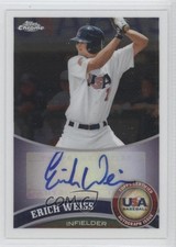 2011 Topps Chrome Erich Weiss #USABB22 Auto 0t3
