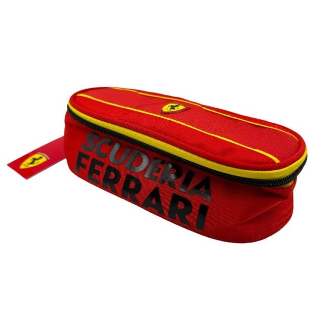 Astuccio Panini Scuderia Ferrari Ovale Red/Yellow Stripes