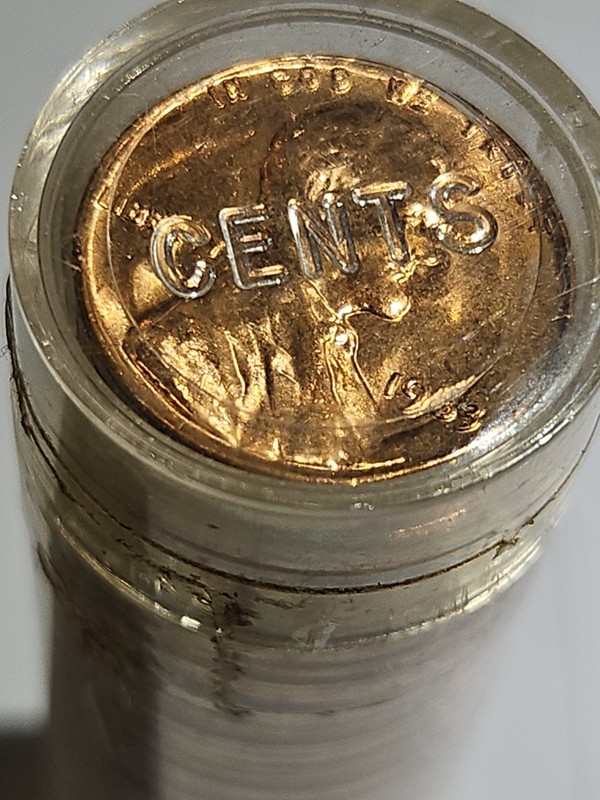 1963-p Uncirculated LINCOLN CENT ROLL Gents Storage 