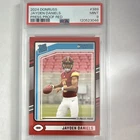 2024 Panini Donruss Jayden Daniels Press Proof Red #389 PSA 9 RC