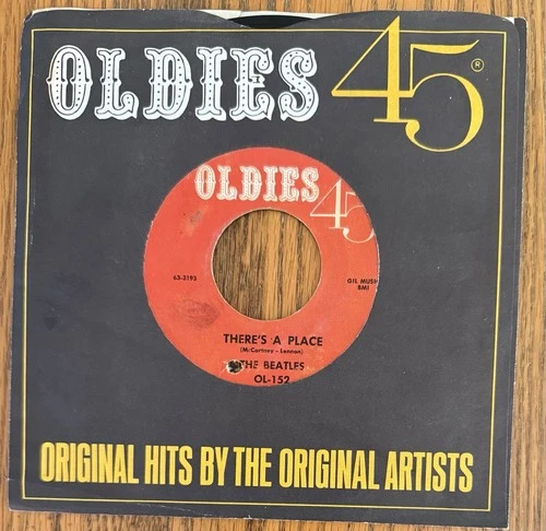 Beatles Twist And Shout There’s A Place Oldies OL-152 45rpm (1964)